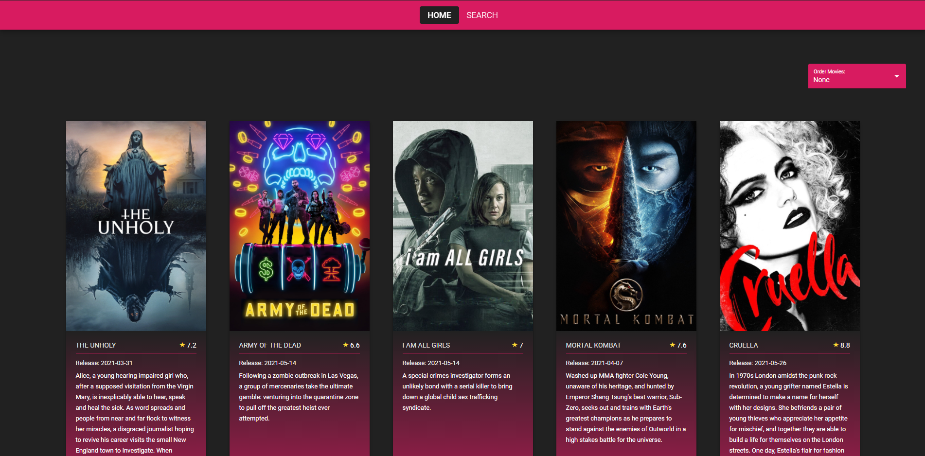 Angular & Movie DB